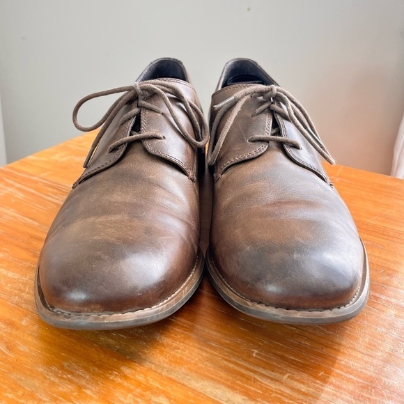John Varvatos Lace Up Leather Oxford Smooth Toe - Picture 4 of 13